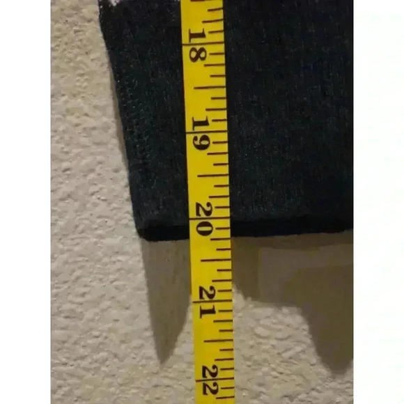 Two Abercrombie & Fitch Girls XL Women XS Blue Stripe and Ivory V-Neck Sweaters - Picture 13 of 16